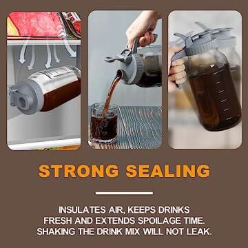 JunVpic Cold Brew Coffee Maker - 64oz Glass Pitcher