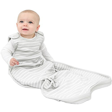 Woolino 4 Season Baby Sleep Sack - Ultimate Merino Wool Baby Sleeping Bag - Two-Way Zipper Adjustabl...