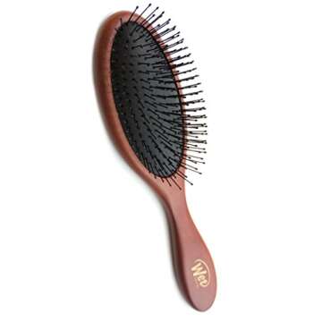 Wet Brush Naturals Original Detangler Hair Brush, Medium Wood