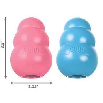 KONG Medium Puppy Teething Toy - Perfect for Teething Puppies