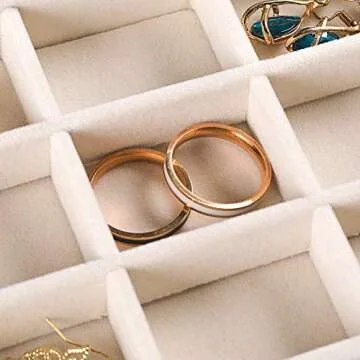 Frebeauty 5 Layer Acrylic Jewelry Box for Women