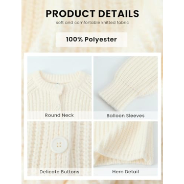 Comfortable Women's Button Down Cardigan Sweater