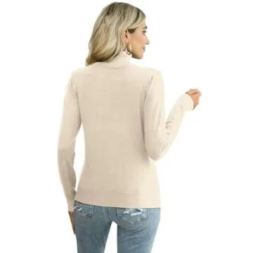 Comfortable SANGTREE Women's Turtleneck Sweater for All Occasions