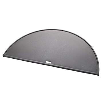 Half Moon Reversible Griddle for Kamado Joe Cast Iron KJ23RHC Classic II KJ23NRHCI Classic III KJ23R...