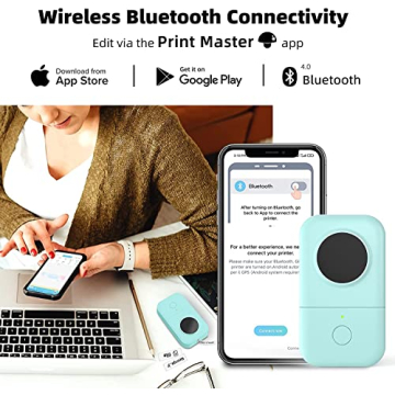 Phomemo Mini Bluetooth Label Maker - Easy, Portable, Versatile