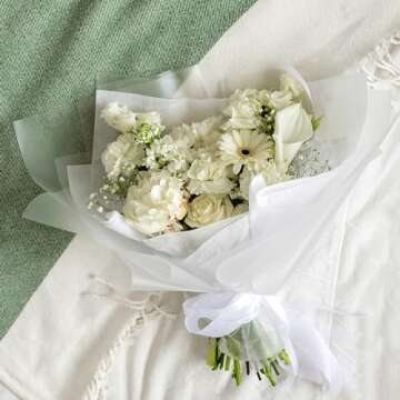 PINWATT 1000 Sheets 20"X30" White Tissue Paper Bulk for Gift Bags Wrapping Paper, Birthday Weddings Showers Christmas Gift Packaging Arts Craft Party Favor Decoration