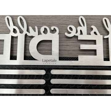 Race Medal Holder Wall Hanger,Marathon Medal Display and Runner Medal Hanger Display,Bib Running Medal Display, Running Medal Hanger Display,Medal Holder for Wall, Sports Medal Hanger Display Gifts