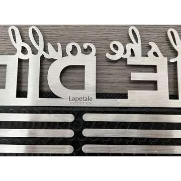 Durable Race Medal Holder - Stylish Wall Display for Athletes