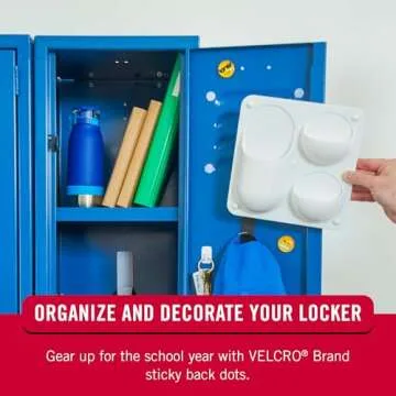 VELCRO Sticky Back Dots - 200 Pack for Easy Organization