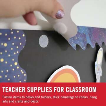 VELCRO Sticky Back Dots - 200 Pack for Easy Organization