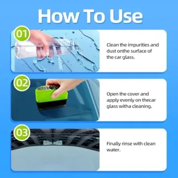 Oil Film Cleaning Brush 2.0 with Extras for Windshield
