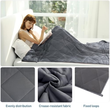 Weighted Idea 15lbs Cooling Blanket for Adults