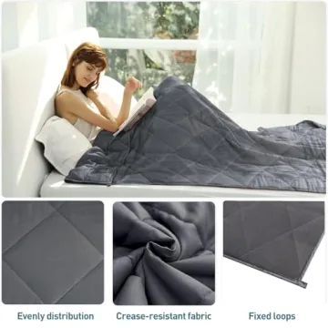 Weighted Idea 15lbs Cooling Blanket for Adults