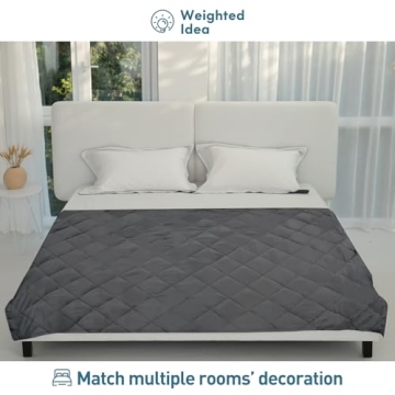 Weighted Idea 15lbs Cooling Blanket for Adults