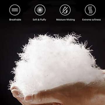 Three Geese Pinch Pleat Waterfowl Feathers and Down Comforter King Size Duvet Insert,750+ Fill Power,1200TC 100% Cotton, Premium All Seasons Gray Warm Hotel Comforter with 8 Tabs.