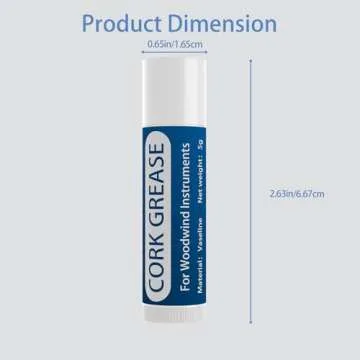 SOUNDACTURE 2PCS Cork Grease for Clarinet, Saxophone, Alto Sax, Woodwind Instrument Maintenance, Lubricant for Cork Joints, Easy-to-Use Grease Tube for Woodwind Care