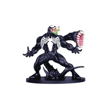 Marvel Venom 1:10 Scale Statue - Classic Black and White with Symbiotic Detail