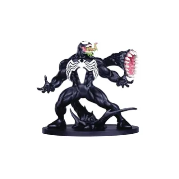 Marvel Venom 1:10 Scale Statue - Classic Black and White with Symbiotic Detail
