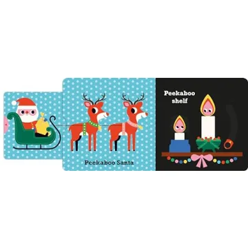 Peekaboo: Santa Book for Toddlers - Interactive Christmas Fun