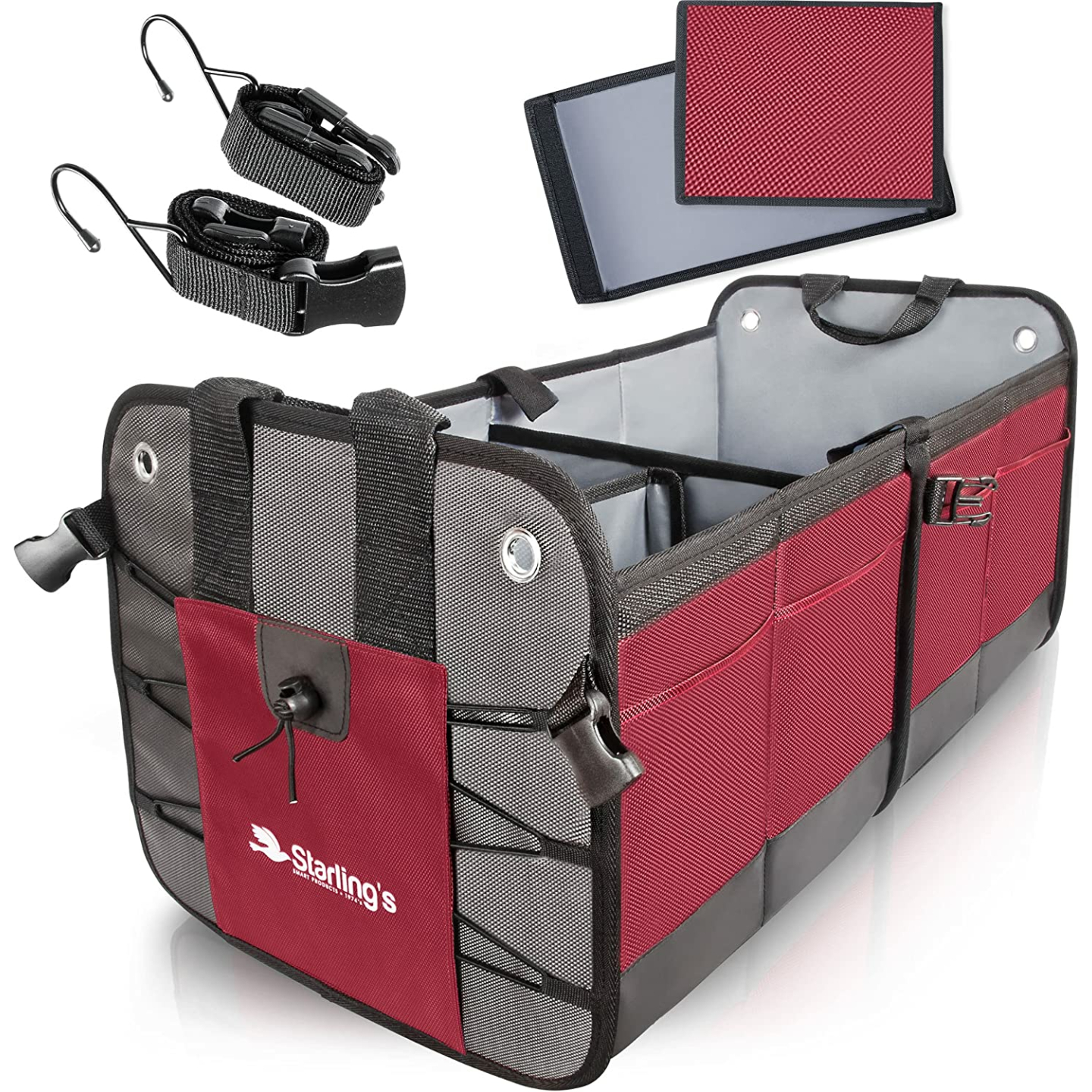 Starling's Adjustable SUV Cargo Organizer in Bordeaux