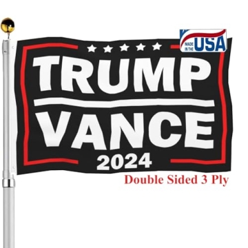Trump Vance 2024 Flags 3x5 Outdoor Double Sided - Durable USA-Made