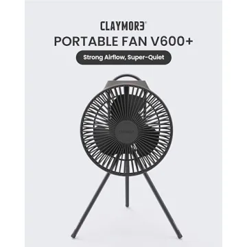 Claymore Portable Fan V600+ - Ultimate Indoor & Outdoor Cooling