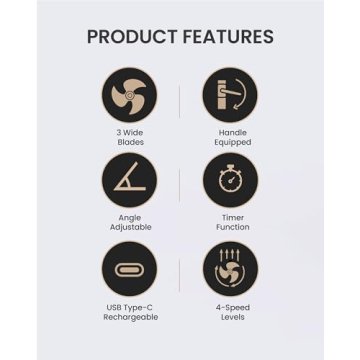 Claymore Portable Fan V600+ - Ultimate Indoor & Outdoor Cooling