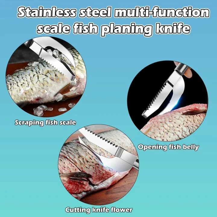 Fish Fillet Mat with Measuring Ruler and Tools