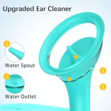 Ear Wax Removal Tool Camera, Ear Cleaner with Waste Tank, Ear Cleaning Kit 1080P HD Ear Scope, Safe & Effective Ear Wax Removal Kit, Ear Wax Removal with 4 Clean Mode