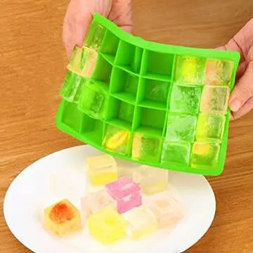 TAO CICADA Silicone Ice Cube Tray Set for Kitchen Fun