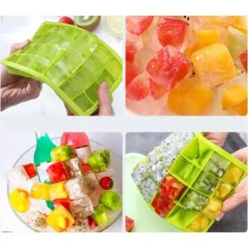 TAO CICADA Silicone Ice Cube Tray Set for Kitchen Fun