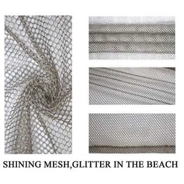 Sexy Crochet Beach Cover-Up for Swimwear Women - Scoop Neck, Split Dress