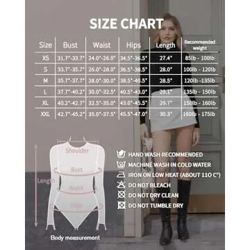 MANGOPOP Long Sleeve Bodysuits for Women Mock Turtle Neck Ribbed Body Suit Tops