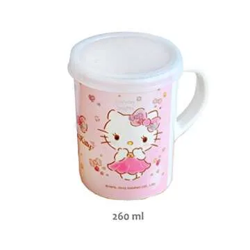 Hello Kitty Cute Pink Dinnerware Set for Kids Meals