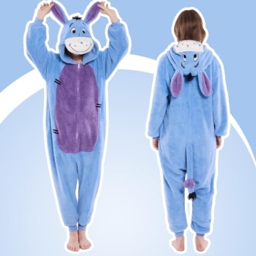 Sherpa Donkey Onesie Pajamas for Adults