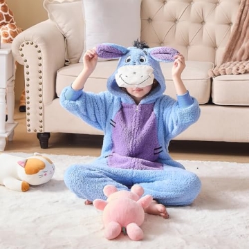 Sherpa Donkey Onesie Pajamas for Adults