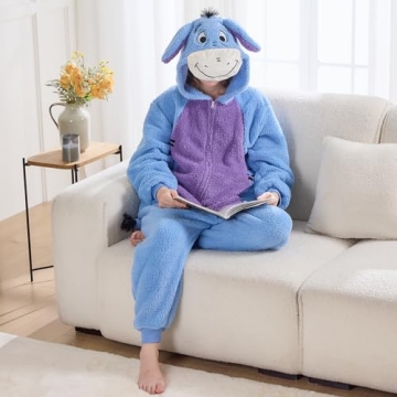 Sherpa Donkey Onesie Pajamas for Adults
