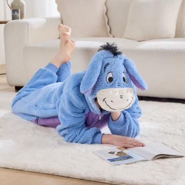 Sherpa Donkey Onesie Pajamas for Adults
