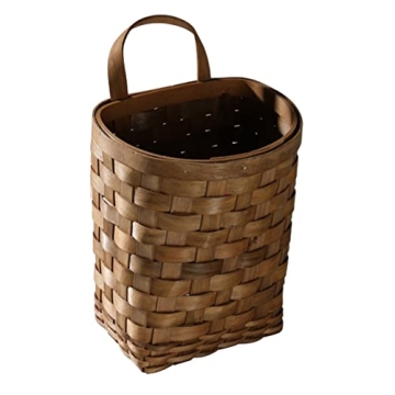 Alipis Farmhouse Rattan Hanging Basket for Kitchen Storage