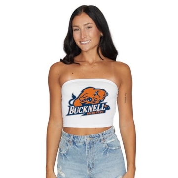 Lojobands Women's Tailgate Outfit - Bucknell Bison Tube Top One Size Fits Most