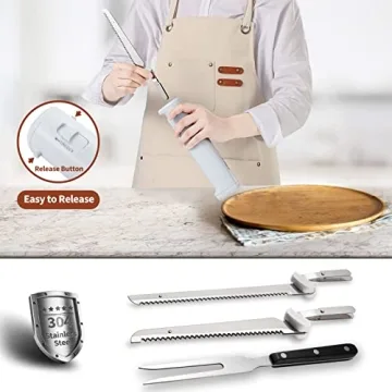 Cushore Cordless Electric Knife for Effortless Slicing