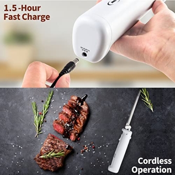 Cushore Cordless Electric Knife for Effortless Slicing
