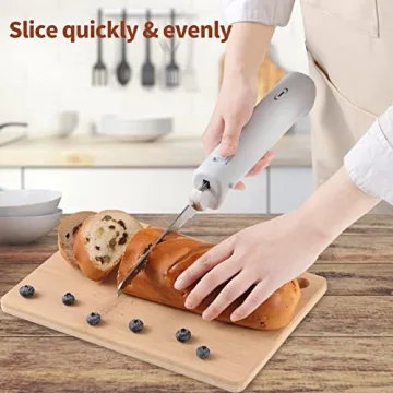 Cushore Cordless Electric Knife for Effortless Slicing