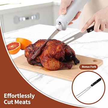 Cushore Cordless Electric Knife for Effortless Slicing