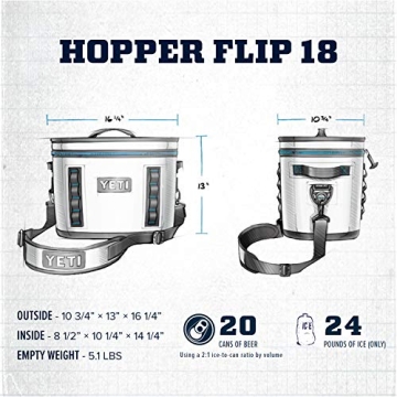 YETI Hopper Flip 18 Portable Cooler for Outdoor Lovers