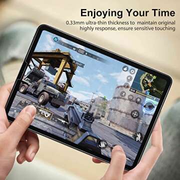 SPARIN Tempered Glass Screen Protector for iPad Air & Pro