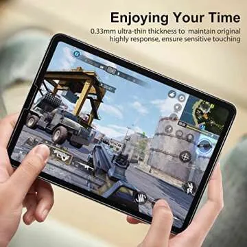 SPARIN Tempered Glass Screen Protector for iPad Air & Pro