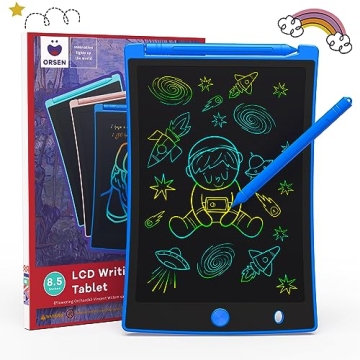 ORSEN Colorful 8.5 inch LCD Writing Tablet for Kids, Learning Educational Toys for 3 4 5 6 7 8 Year ...