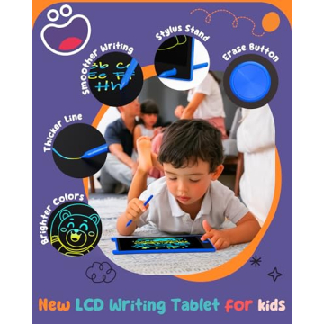 ORSEN Colorful 8.5 inch LCD Writing Tablet for Kids, Learning Educational Toys for 3 4 5 6 7 8 Year Old Girls Boys, Toddler Easter Basket Stuffers Doodle Board Drawing Pad for Kids