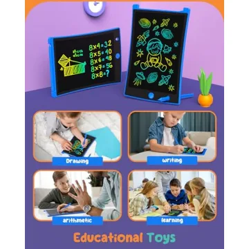 ORSEN Colorful 8.5 inch LCD Writing Tablet for Kids, Learning Educational Toys for 3 4 5 6 7 8 Year Old Girls Boys, Toddler Easter Basket Stuffers Doodle Board Drawing Pad for Kids